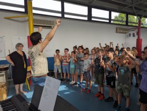 échauffement vocal et corporel